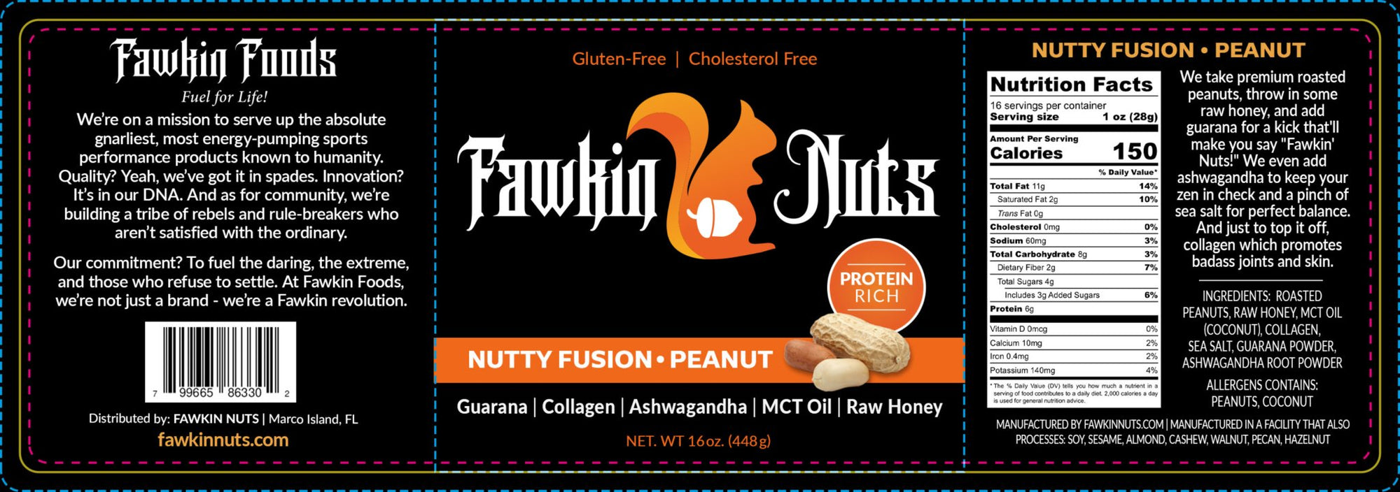 Nutty Fusion Peanut - Fawkin Nuts